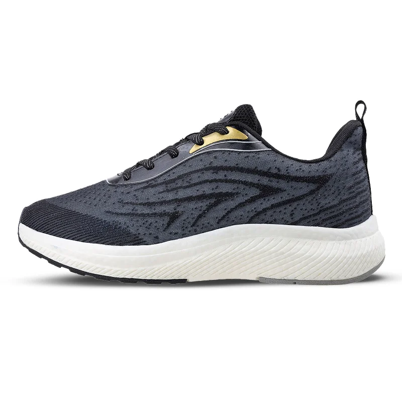 Men's Slip-Resistant Shoes DANZO Men's Lace-up Sports Shoe - WS9147 Black Gold