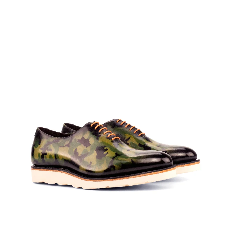 Men's All-Season Shoes DapperFam Giuliano in Khaki Men's Hand-Painted Patina Whole Cut Men's All-Season Shoes DapperFam Giuliano in Khaki Men's Hand-Painted Patina Whole Cut