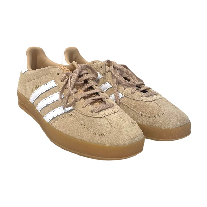 Men's Elegant Shoes adidas/GAZELLE INDOOR/Low-Sneakers/US 11/Suede/BRW/IH5482