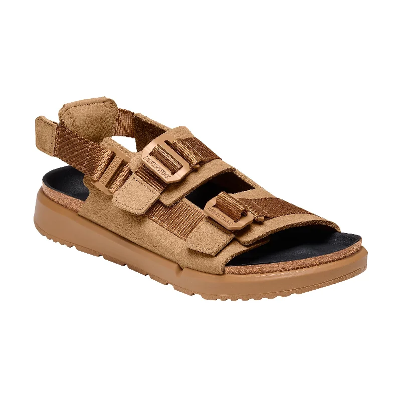Men's Temperature-Regulating Shoes Shinjuku Cork Brown Natural Leather/Textile