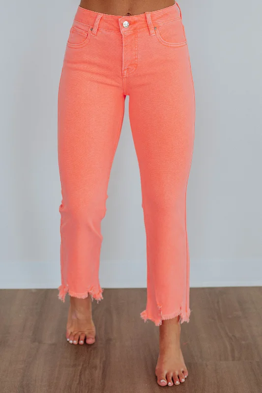 Boutique Styles Neona Risen Jeans - Sorbet