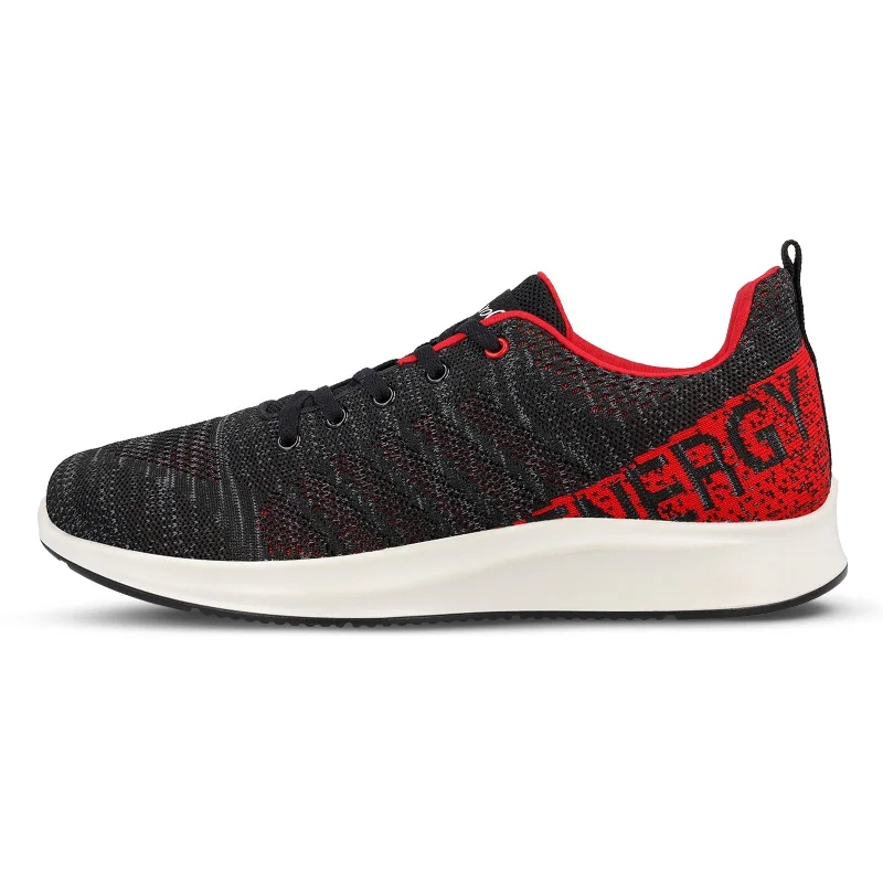 Exclusive Shoe Sale Event Happening Now Walkaroo Men Lace-up Training Shoes - WS9511 Black Red Exclusive Shoe Sale Event Happening Now Walkaroo Men Lace-up Training Shoes - WS9511 Black Red