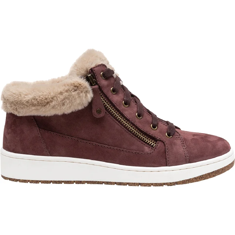 Men's Breathable Shoes Women's Aetrex Dylan Burgundy Suede