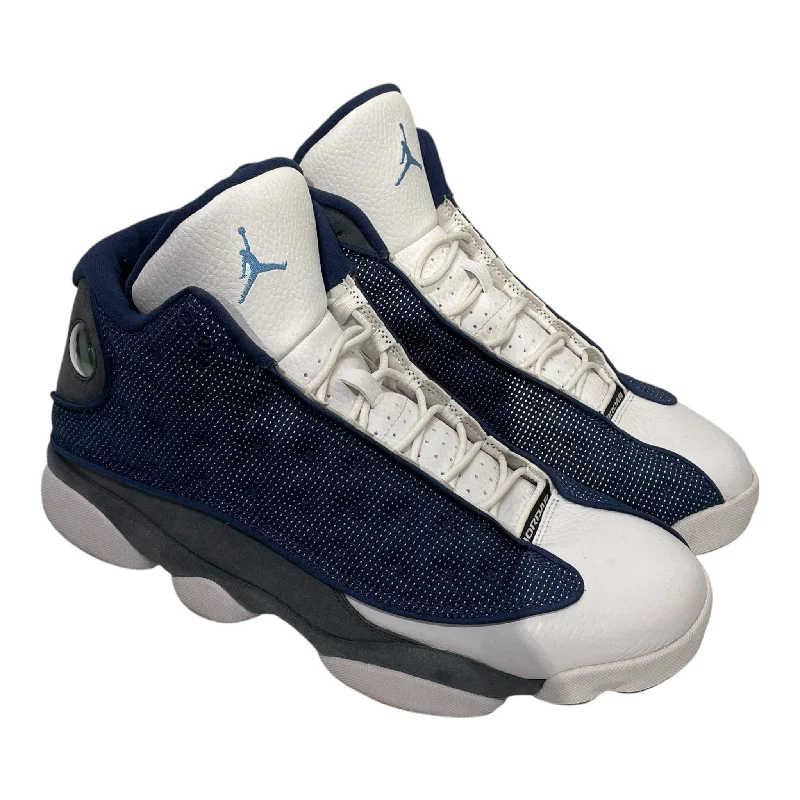 Men's Energy-Return Shoes NIKE/Hi-Sneakers/US 12/Suede/NVY/JORDAN 13 RETRO FLINT