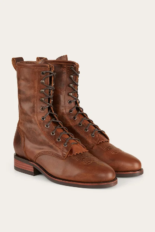 Men's Casual Shoes Walcha Mens Work Boot - Burnt Brown