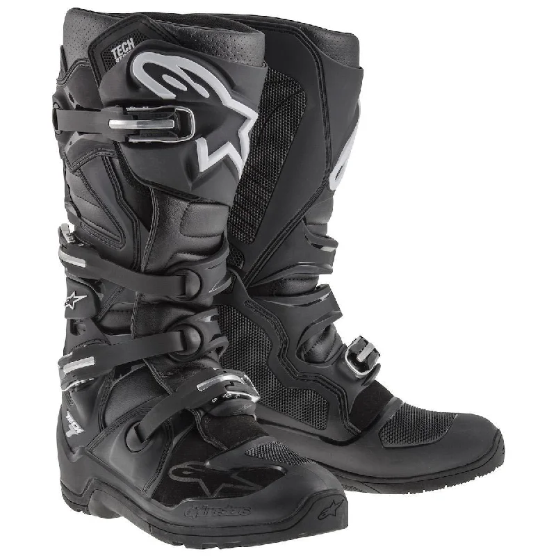 Sleek And Modern Shoes Alpinestars Tech 7 Enduro Men's Black Motocross Boots