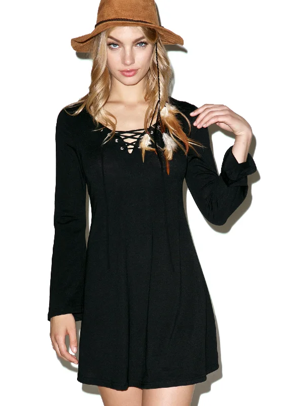 Women's Functional Outdoor Garments Up & At Them Lace Up Tunic Dress