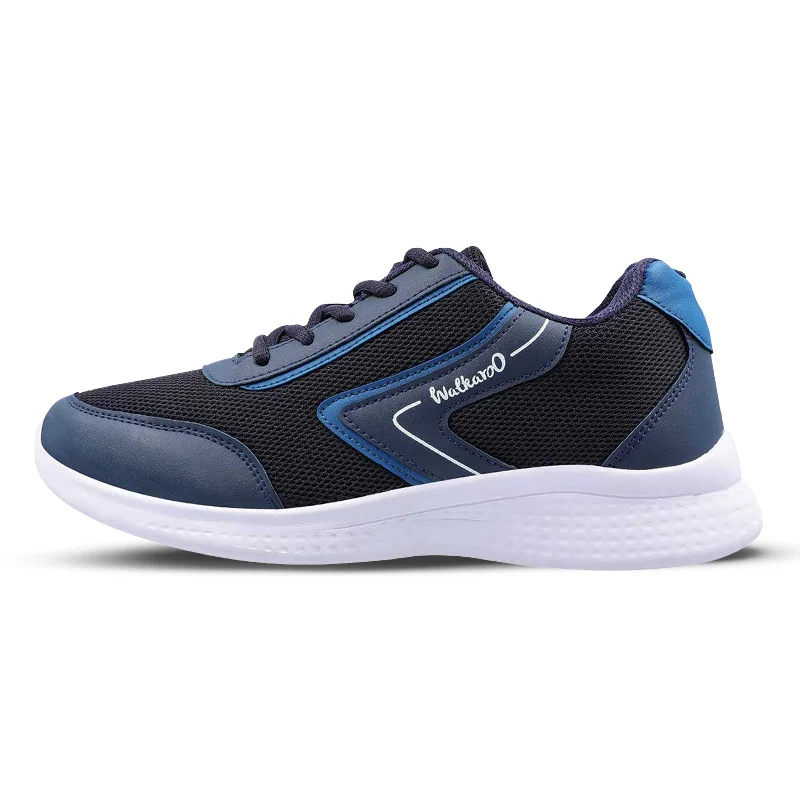 Men's Energy-Return Boots Walkaroo Men Lace-up Training Shoes - WS3040 Navy Blue