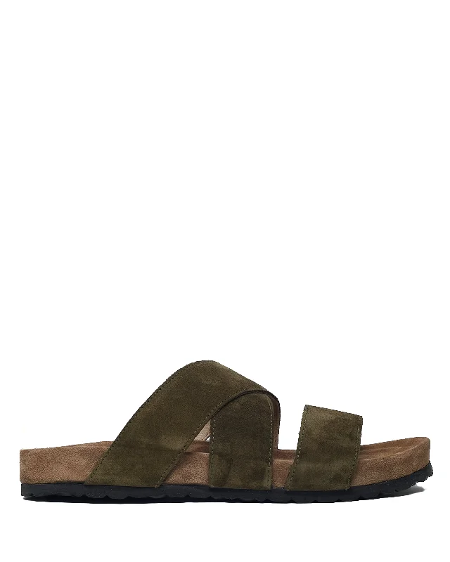 Lightweight Breathable Shoes For Men James Suede Khaki