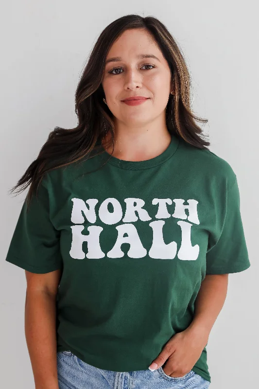 Casual Chic Dark Green North Hall Tee