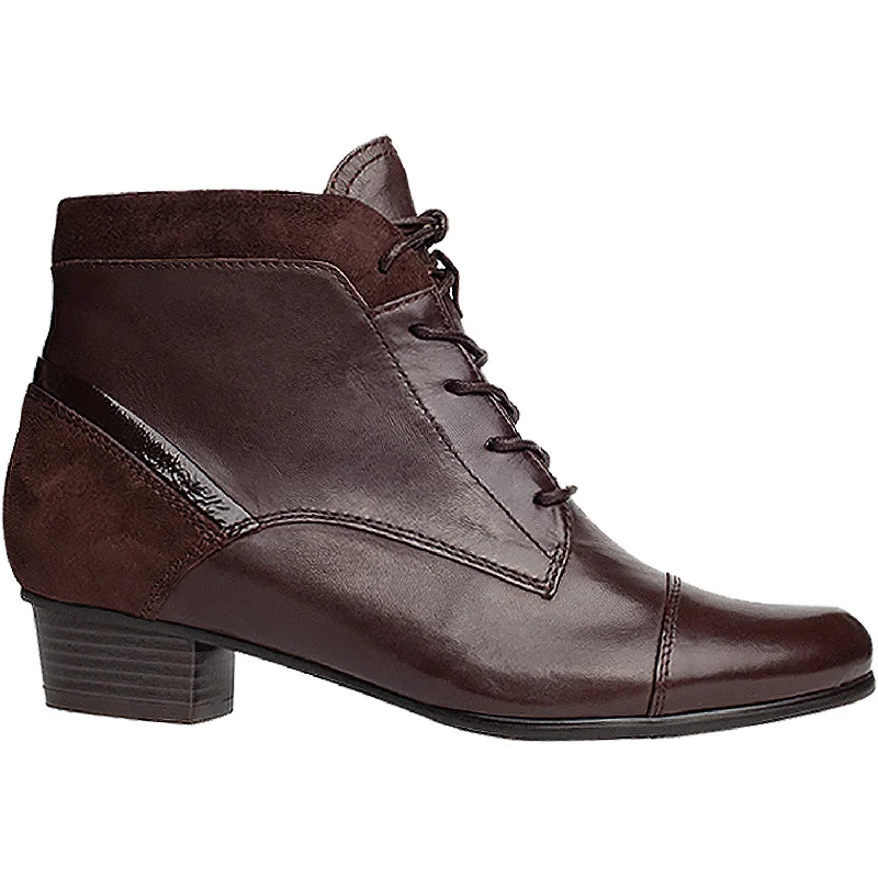 Men's Casual Boots Women's Regarde Le Ciel Stefany-377 TDM/Dark Brown Glove Leather