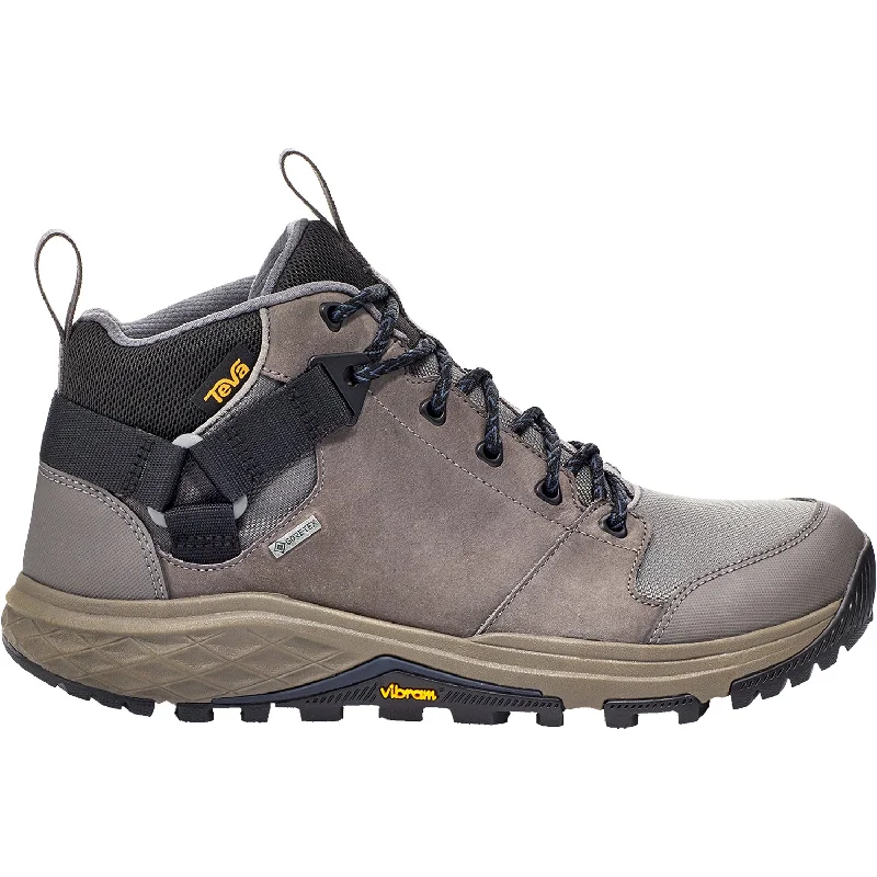 Men's Energy-Return Shoes Men's Teva Grandview Mid GTX Navy/Charcoal Leather