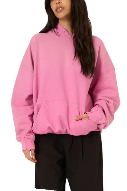 Women's Professional Outfit Lowen Sun Faded Hoodie In Rose Violet