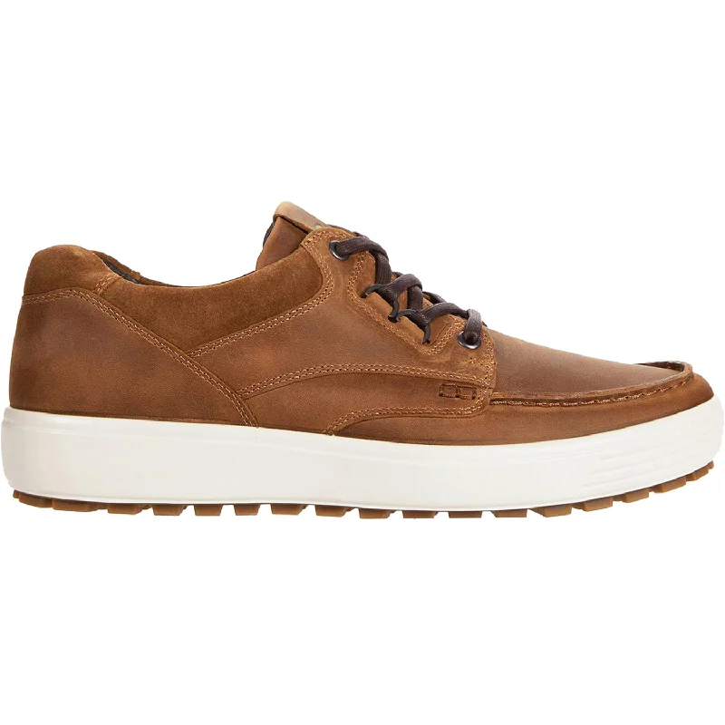 Men's All-Season Shoes Men's Ecco Soft 7 Tred Moc Tie Camel/Camel Leather