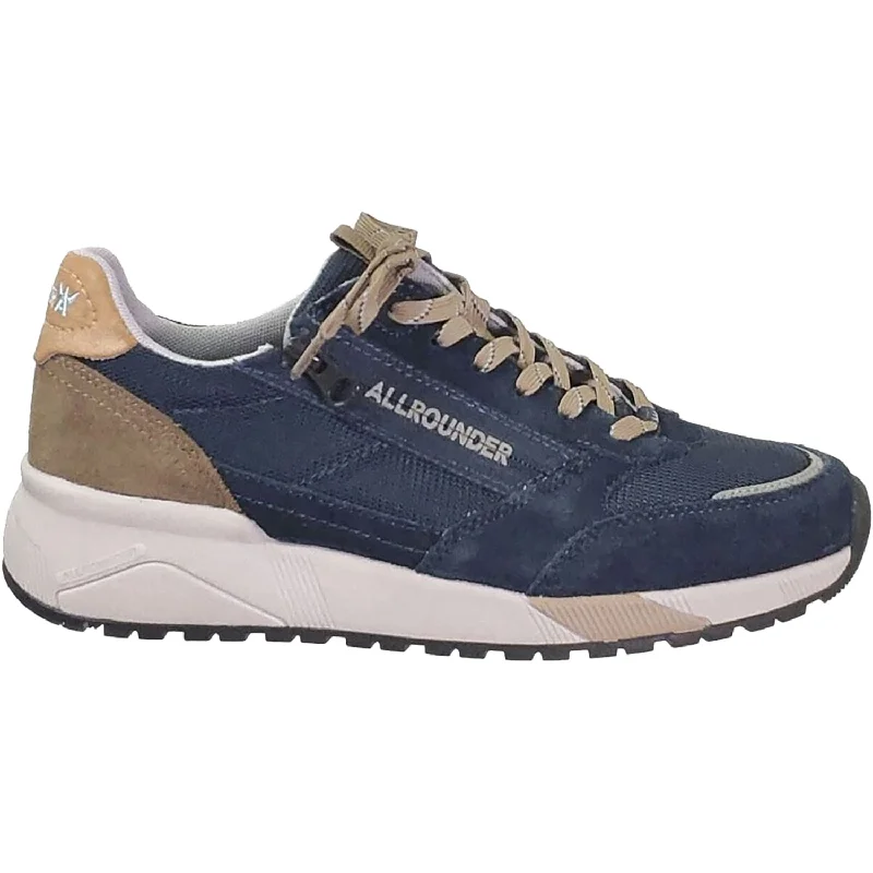 Men's Durable Boots Men's Allrounder by Mephisto Scarmaro Blue Suede