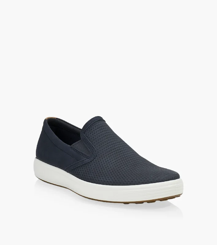 Men's Breathable Shoes Ecco Soft 7 430004 Marine  Men's