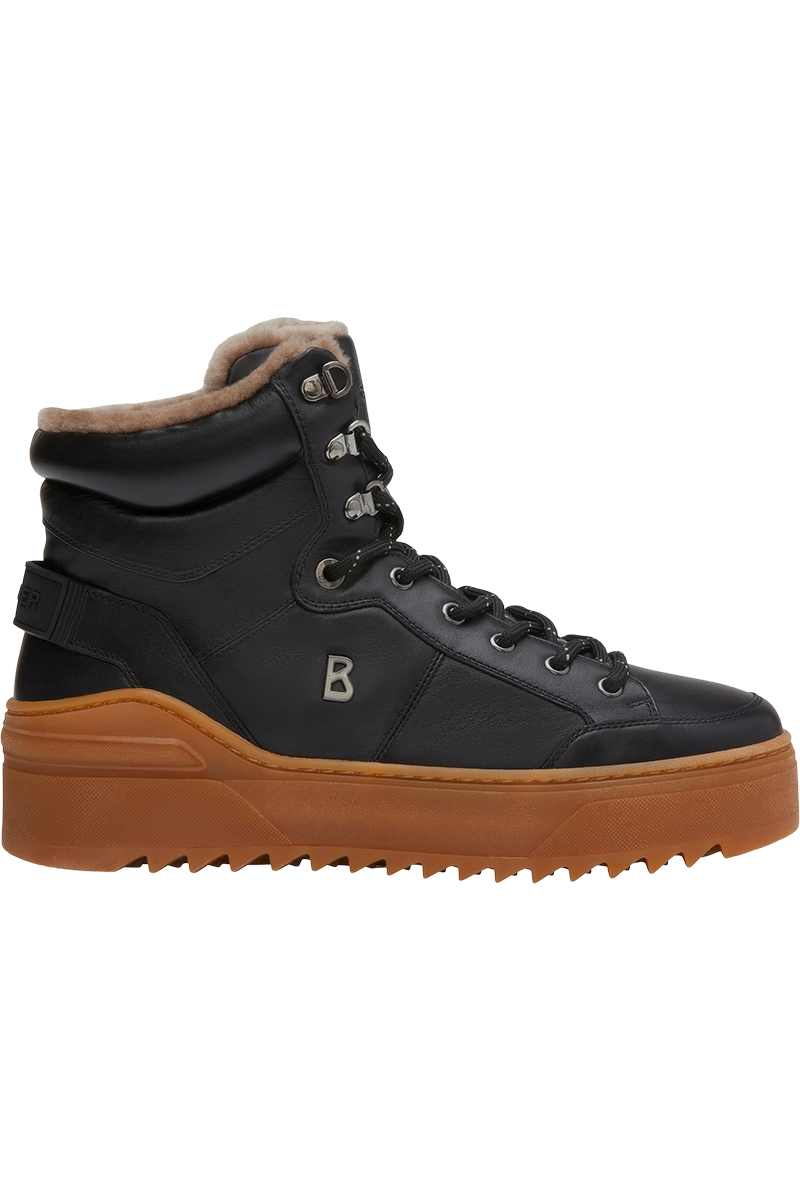 Men's Slip-Resistant Shoes Bucharest High-Top Shearling Sneakers
