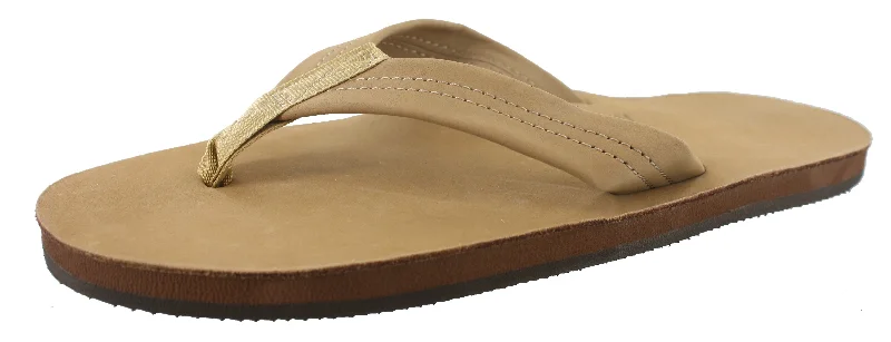 Men's Supportive Boots Rainbow Premier Leather Sandals Men With Arch Support