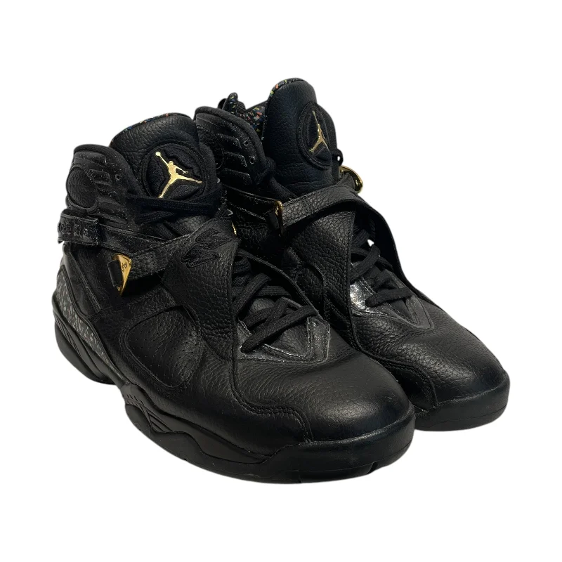 Men's Soft Boots ALR JORDAN/Hi-Sneakers/US 12/Leather/BLK/Air Jordan 8 Confetti