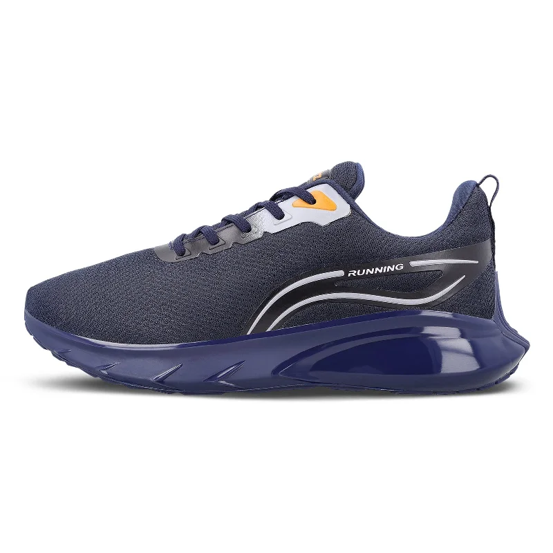 Stylish Shoes For Men ZYLOK Men's Lace-up Sports Shoe - Navy Blue