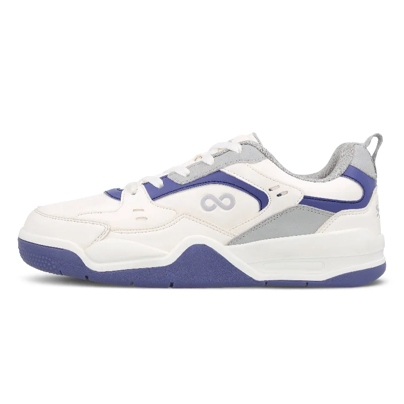 Men's Shock-Absorbing Boots Men's Colourblocked Sneakers - WY3477 White Grey