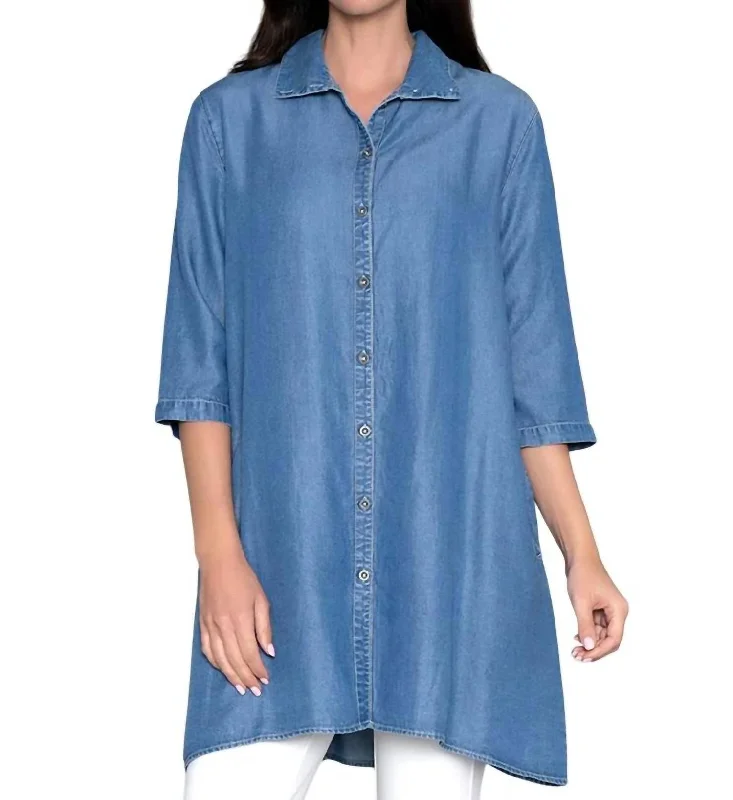 Shop Ladies Clothes Mendocino Tunic In Medium Wash