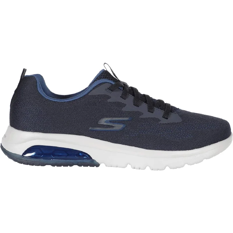 Men's All-Season Boots Men's Skechers GOwalk Air Nitro Navy Knit Fabric