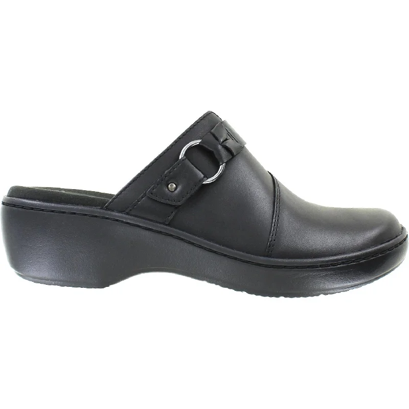Men's Soft Shoes Women's Clarks Delana Misty Black Leather
