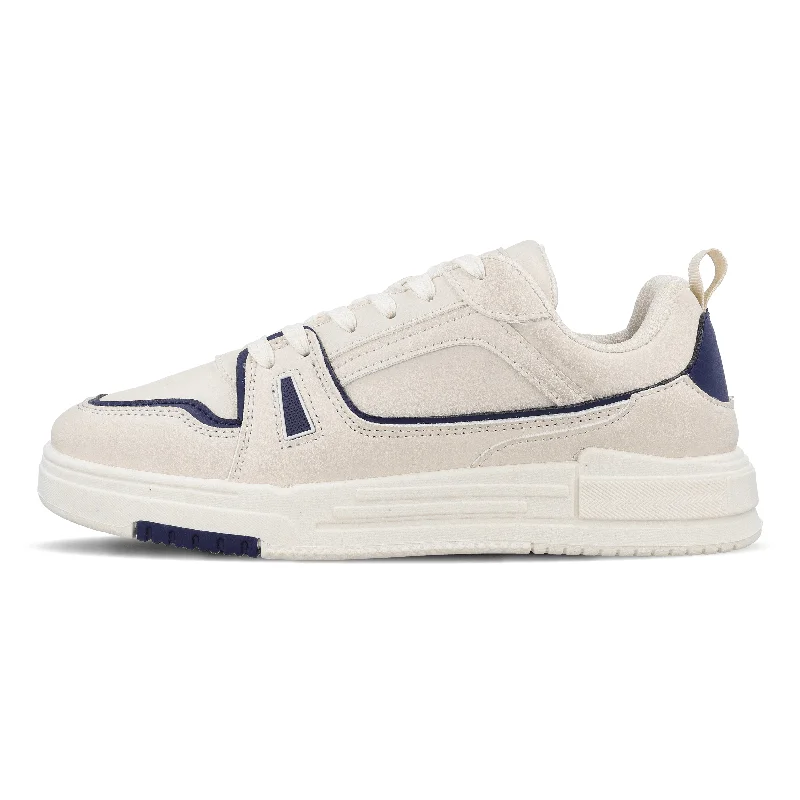 Men's Classic Shoes Men's Baseline Sneakers - WY3472 White NavyBlue