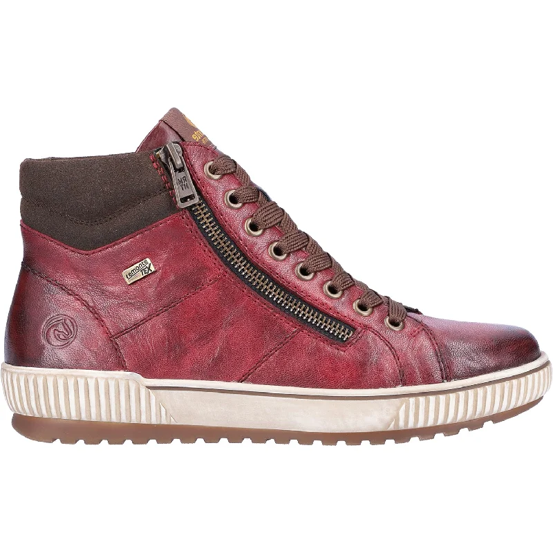 Men's Soft Boots Women's Remonte D0772-35 Maditta 72 Chianti/Moro/Burgundy Leather
