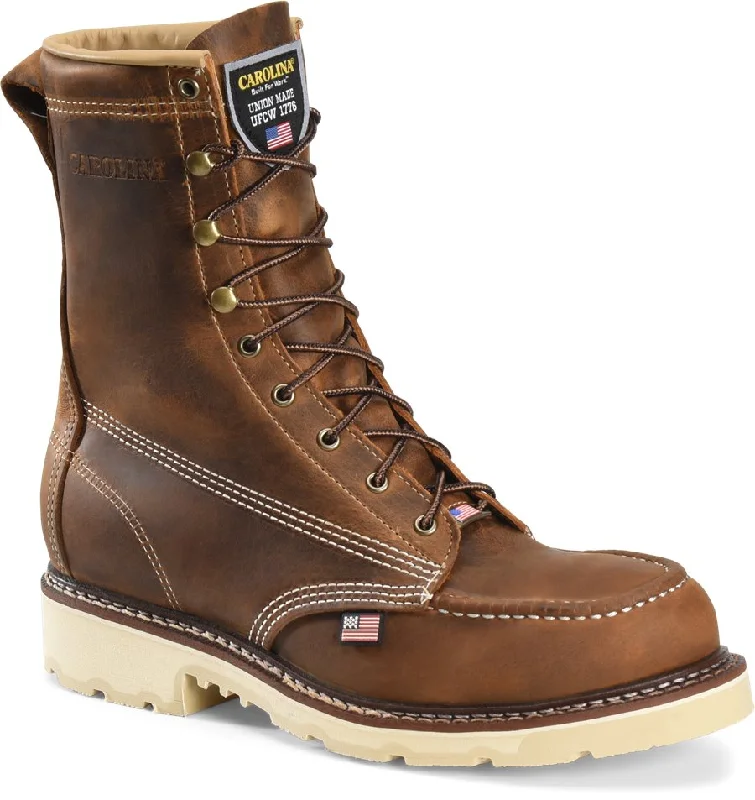 Men's Classic Shoes Carolina CA7516 Ferric USA Steel Toe Work Boots