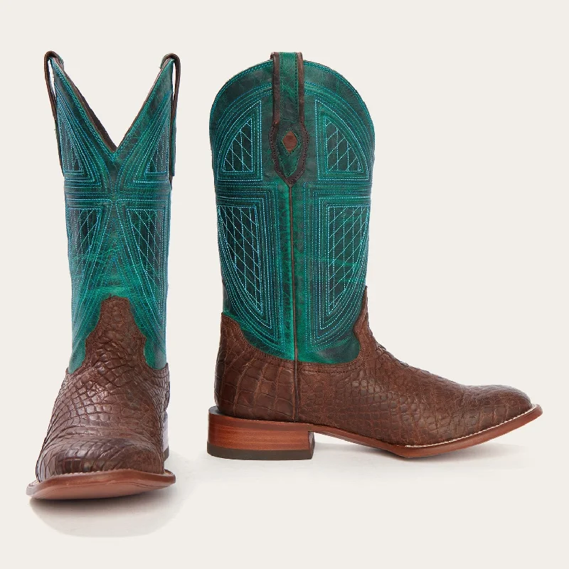 Men's Durable Boots Big Horn Tobacco Alligator Cowboy Boot