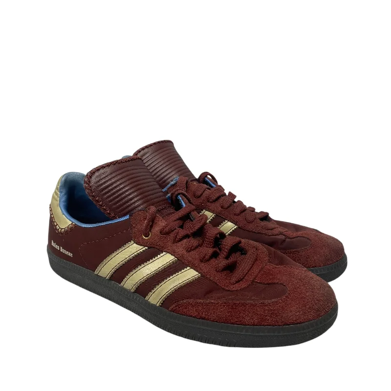 Men's Minimalist Shoes WALES BONNER/Low-Sneakers/US 9/Stripe/Suede/BRW/