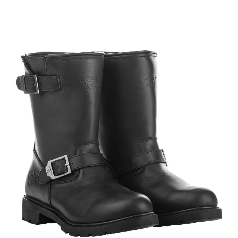 Men's All-Season Shoes Highway 21 Primary Men's Short Leather Engineer Boots