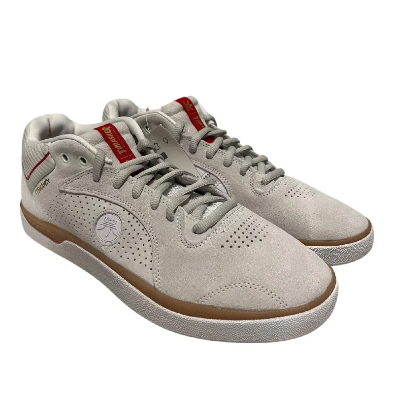 Men's Lightweight Boots adidas/Low-Sneakers/US 10.5/Suede/WHT/Tyshawn x Thrasher