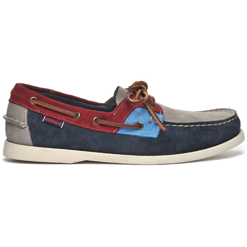 Shop Now For Limited-Time Footwear Deals Rossisland Jib - Blue Navy & Grey Tones & Red Dahlia & Crystal Seas