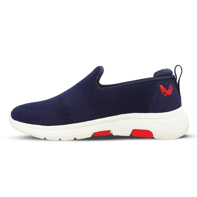 Men's Flexible Shoes Men`s Slip-on Walking Shoes - XS9758 Navy Blue