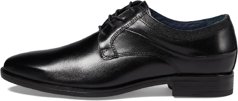 Men's Supportive Shoes Johnston & Murphy Gibbons Plain Toe Blk