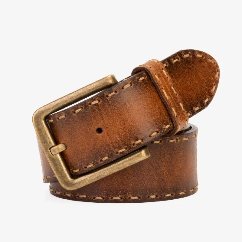 Men's Stylish Shoes The Dakota Tan Leather Belt