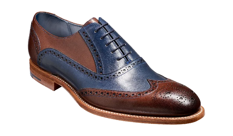 Men's Cushioned Shoes Valiant Multi - Ebony / Navy Hand Painted