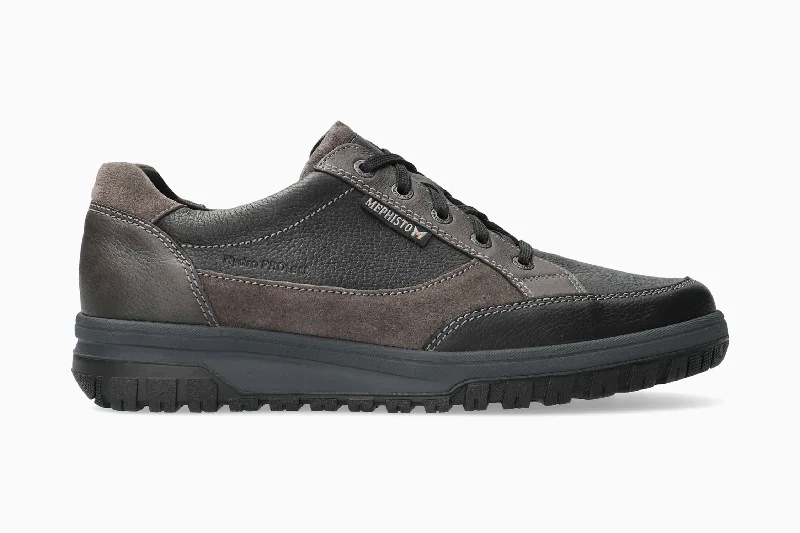Men's Reinforced Sole Shoes Paco - Black Graphite