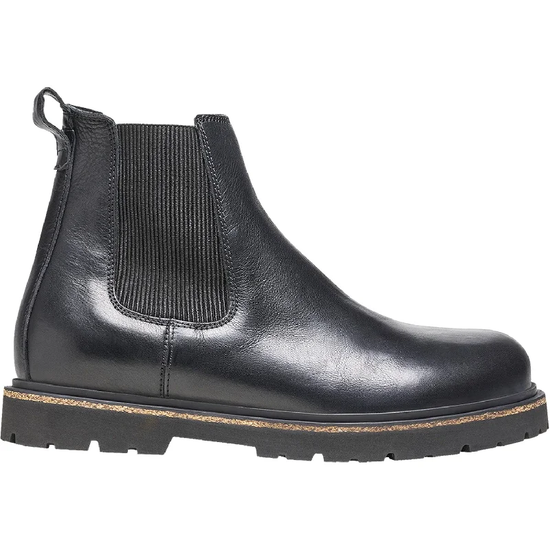 Men's Temperature-Regulating Boots Men's Birkenstock Highwood Black Leather