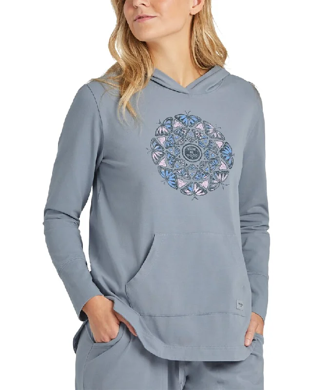 Stylish Loungewear for Women Life is Good Crusher-Flex Hoodie Tunic