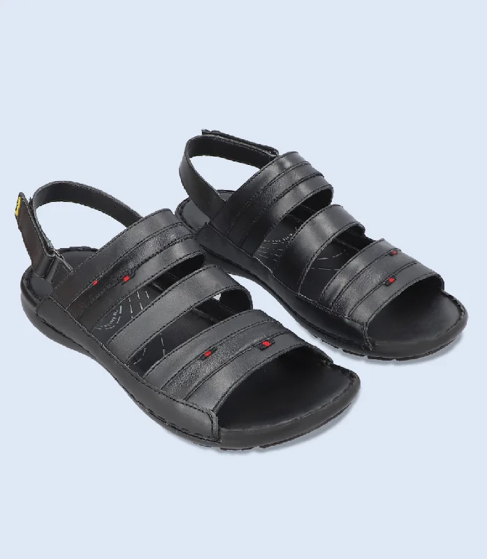 Men's Cushioned Shoes BM5745-BLACK-Men Sandal