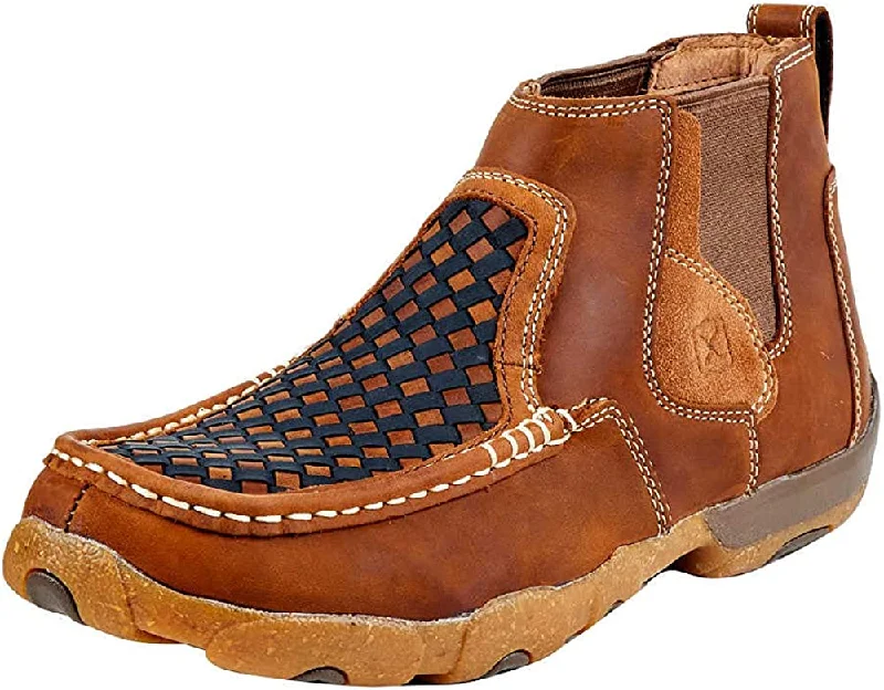 Men's Soft Shoes Twisted X Men's 4-inch Chelsea Driving Moccasins, Leather Casual Dress Shoes for Men Men's Soft Shoes Twisted X Men's 4-inch Chelsea Driving Moccasins, Leather Casual Dress Shoes for Men