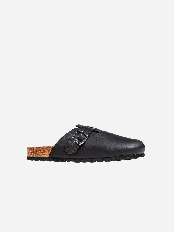 Shop Now For Discounted Shoes Taro Men's Footbed Vegan Shoes | Black