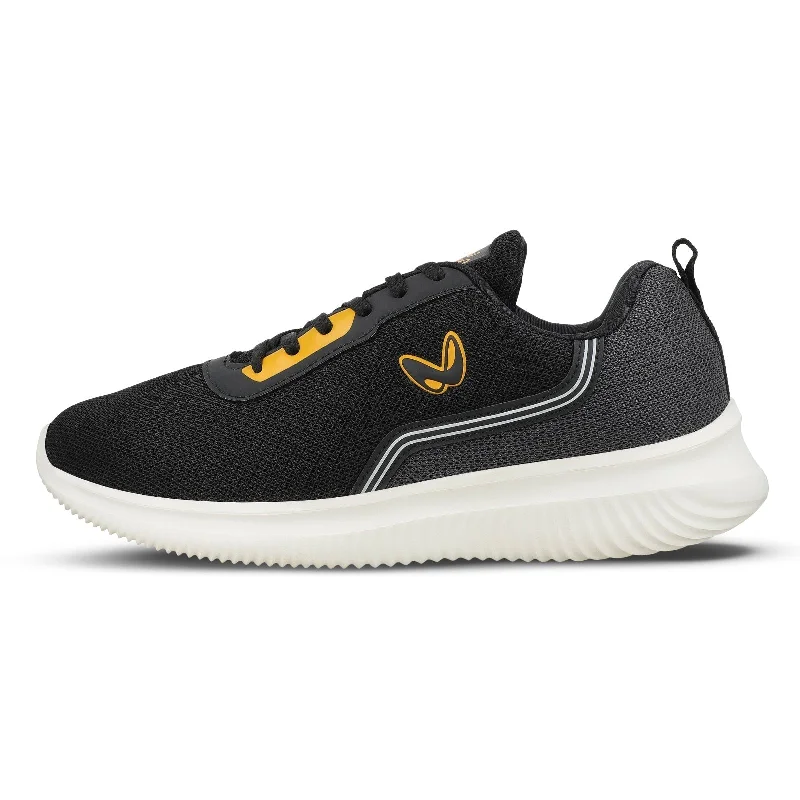 Biggest Shoe Sale Of The Year Walkaroo Men Lace-Up Training Shoes - WS9552 Black