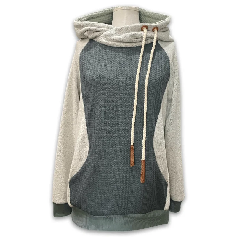 Fashionable Casual Tops Women's Alpine Luxury Hoodie In Stone