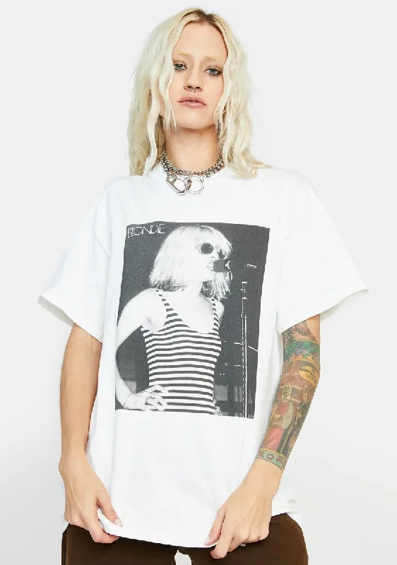 Women's Tailored Outfit White Blondie Graphic Tee