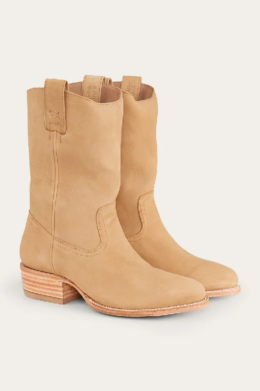 Men's Shock-Resistant Boots Davidson Mens Cuban Heel Boot - Camel